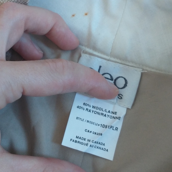 LN Cleo Petites Wool Pants - Picture 3 of 4